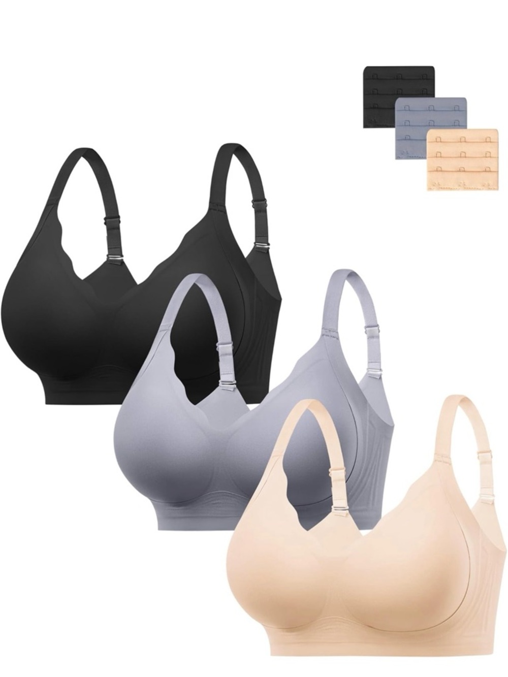 HBselect NWT Jelly No-Wire Scalloped Bars Bundle of 3